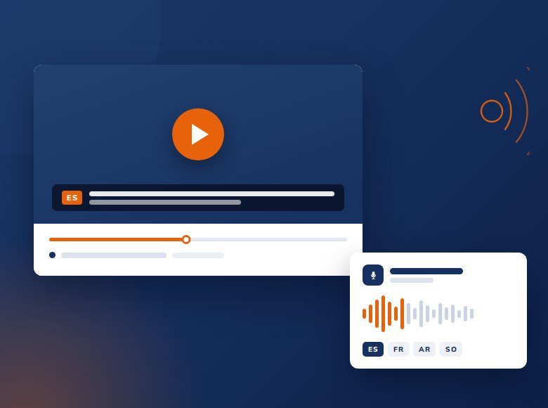 Subtitling, voice-over and dubbing in 245 languages from Vivid Language Solutions